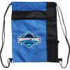 Custom Print Color Block Drawstring Backpack Thumbnail