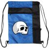 Custom Print Color Block Drawstring Backpack Thumbnail