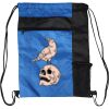 Custom Print Color Block Drawstring Backpack Thumbnail