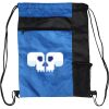 Custom Print Color Block Drawstring Backpack Thumbnail