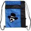 Custom Print Color Block Drawstring Backpack Thumbnail