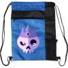 Custom Print Color Block Drawstring Backpack Thumbnail