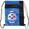 Custom Print Color Block Drawstring Backpack Thumbnail