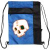 Custom Print Color Block Drawstring Backpack Thumbnail