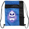 Custom Print Color Block Drawstring Backpack Thumbnail