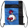 Custom Print Color Block Drawstring Backpack Thumbnail