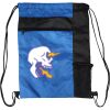 Custom Print Color Block Drawstring Backpack Thumbnail