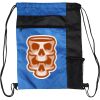 Custom Print Color Block Drawstring Backpack Thumbnail