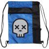 Custom Print Color Block Drawstring Backpack Thumbnail