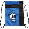 Custom Print Color Block Drawstring Backpack Thumbnail