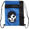 Custom Print Color Block Drawstring Backpack Thumbnail