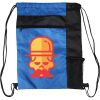 Custom Print Color Block Drawstring Backpack Thumbnail