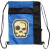 Custom Print Color Block Drawstring Backpack Thumbnail