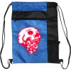 Custom Print Color Block Drawstring Backpack Thumbnail