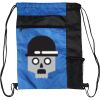 Custom Print Color Block Drawstring Backpack Thumbnail