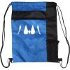 Custom Print Color Block Drawstring Backpack Thumbnail