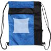 Custom Print Color Block Drawstring Backpack Thumbnail