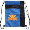 Custom Print Color Block Drawstring Backpack Thumbnail