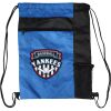 Custom Print Color Block Drawstring Backpack Thumbnail