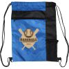 Custom Print Color Block Drawstring Backpack Thumbnail