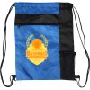 Custom Print Color Block Drawstring Backpack Thumbnail