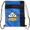 Custom Print Color Block Drawstring Backpack Thumbnail