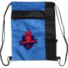 Custom Print Color Block Drawstring Backpack Thumbnail