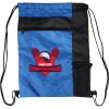 Custom Print Color Block Drawstring Backpack Thumbnail