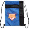 Custom Print Color Block Drawstring Backpack Thumbnail