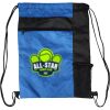 Custom Print Color Block Drawstring Backpack Thumbnail