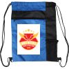 Custom Print Color Block Drawstring Backpack Thumbnail