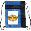 Custom Print Color Block Drawstring Backpack Thumbnail