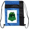 Custom Print Color Block Drawstring Backpack Thumbnail