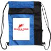 Custom Print Color Block Drawstring Backpack Thumbnail