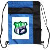 Custom Print Color Block Drawstring Backpack Thumbnail