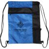 Custom Print Color Block Drawstring Backpack Thumbnail