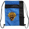 Custom Print Color Block Drawstring Backpack Thumbnail