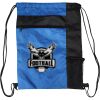 Custom Print Color Block Drawstring Backpack Thumbnail