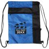 Custom Print Color Block Drawstring Backpack Thumbnail