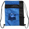 Custom Print Color Block Drawstring Backpack Thumbnail