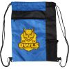 Custom Print Color Block Drawstring Backpack Thumbnail