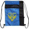 Custom Print Color Block Drawstring Backpack Thumbnail