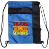 Custom Print Color Block Drawstring Backpack Thumbnail