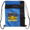 Custom Print Color Block Drawstring Backpack Thumbnail