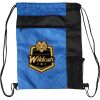 Custom Print Color Block Drawstring Backpack Thumbnail