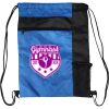 Custom Print Color Block Drawstring Backpack Thumbnail