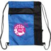 Custom Print Color Block Drawstring Backpack Thumbnail