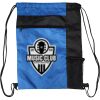 Custom Print Color Block Drawstring Backpack Thumbnail