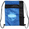 Custom Print Color Block Drawstring Backpack Thumbnail