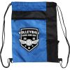 Custom Print Color Block Drawstring Backpack Thumbnail